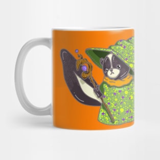 Wizard Skunk RPG Style Perfect for Dungeon and Dragons Enthusiasts Funny Skunk Cute RPG Video Game design DND T-Shirt T-Shirt Mug